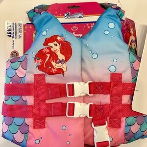 Disney Princess Ariel Puddle Jumper Swim Trainer | Kids Swim Vest Life Jacket